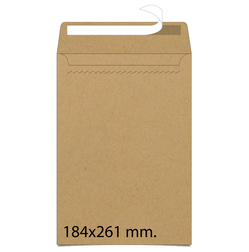 Sobres de Papel Kraft 162x229 cm - Caja Cartón Embalaje .Com