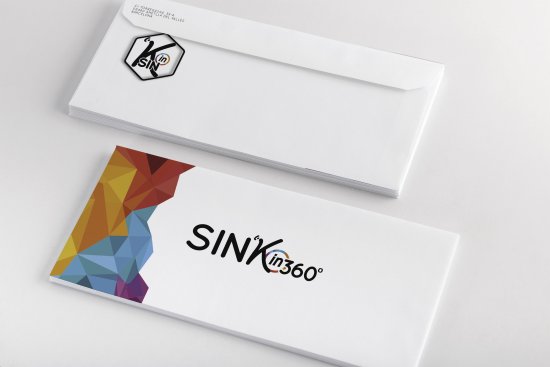 Sobres impresos personalizados con logotipo comunicación física