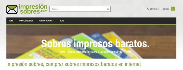 Cómo realizar un pedido de sobres impresos portada